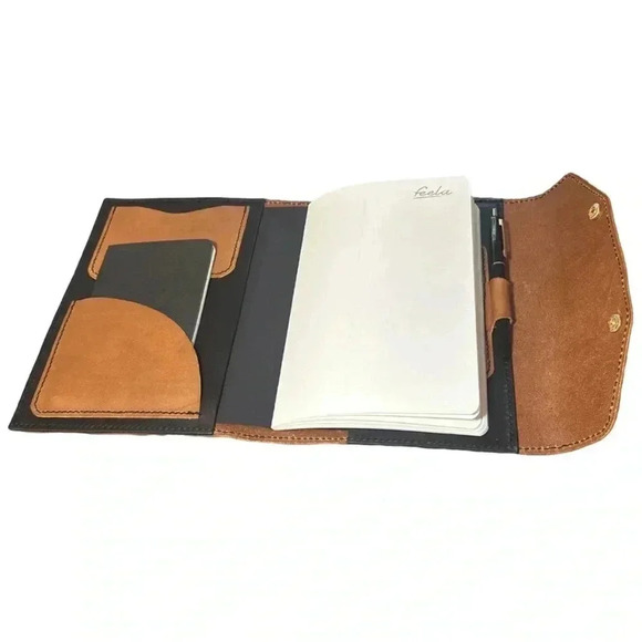 Handmade Vegetable Tan Leather Journal / Diary / Devotional Book / Notebook - Picture 7 of 14